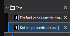 Vahekaartide grupp